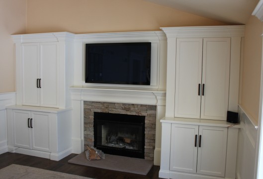 Image of Fireplace Mantle and Built Ins