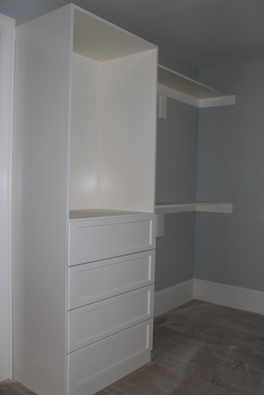 Image of Closet Storage with drawers
