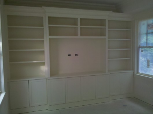 Image of Entertainment Center Shaker Style