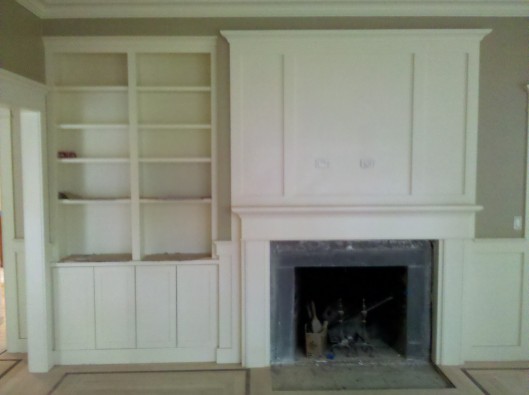 Image of fireplace built ins