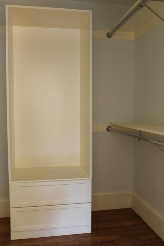 Image of Closet Built In with 2 Drawers