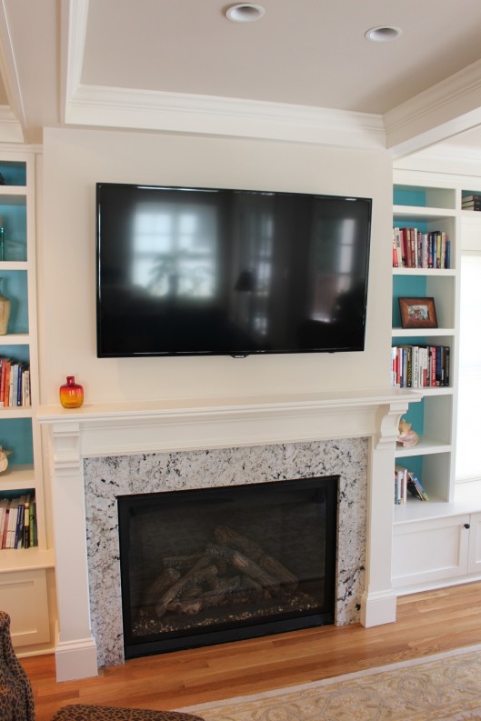 Image of Fireplace Mantle with Corbels