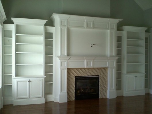 Image of fireplace built in