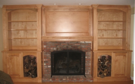 Image of fireplace built in