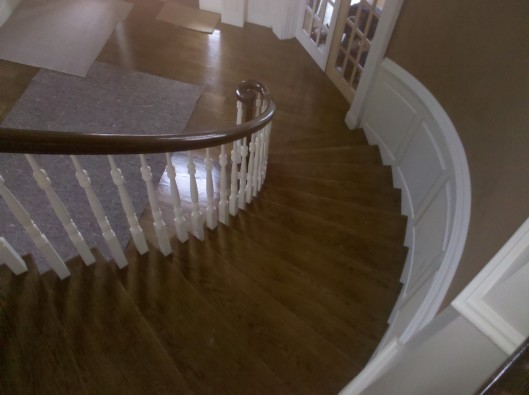 Image of curved stair